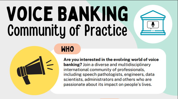 Voice Banking Community of Practice